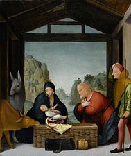 25/12: L'adoració dels pastors, quadre de Bramantino, entre 1500 i 1535.