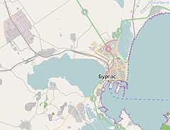 Mapa lokalizacyjna Burgas