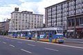 Skład tramwajów T3D-M+T3D-M+B3D-M w 1993 r.