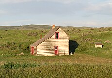 A preserved cabin in Chesterfield