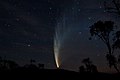Image 5 Comet McNaught Photo credit: Fir0002 Comet C/2006 P1 (McNaught), as seen from Swifts Creek, Victoria, Australia. This non-periodic comet, the brightest in over 40 years, was discovered on August 7, 2006 by British-Australian astronomer Robert H. McNaught. It was first visible in the northern hemisphere, reaching perihelion on January 12, 2007 at a distance of 0.17 AU. More selected pictures