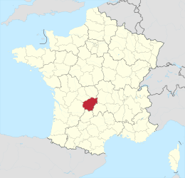 Corrèze – Localizzazione