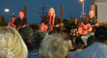 The Flatlanders playing a concert in Lubbock, Texas, on June 3, 2009