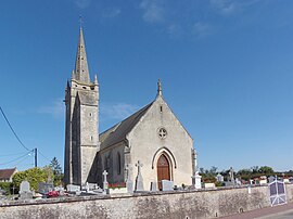 The church in Louvières-en-Auge