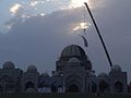 Grand Mosque Allahabad Final Dome was placed to mark the completion of the mosque structure.