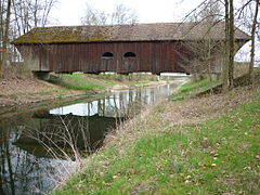 Grubenmann-Brücke über die Glatt, Baujahr 1767