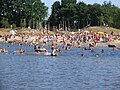 Sandstrand vom Badesee in der Gemeinde Wettringen