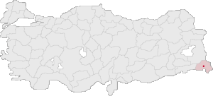 Hakkari Turkey Provinces locator.gif