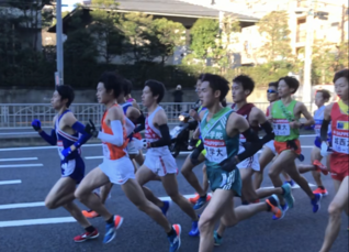 Scène de course 93ème Hakone Ekiden Première section