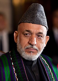 Hamid Karzai vuonna 2012.