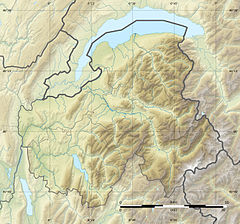 Mapa lokalizacyjna Górnej Sabaudii