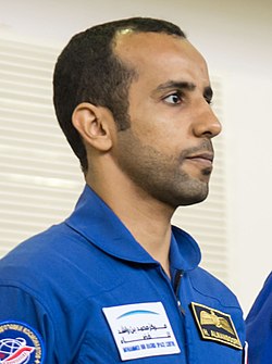 Hazza Al Mansouri au centre d'entraînement des cosmonautes Youri-Gagarine le 29 août 2019.