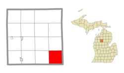 موقعیت ناحیه هلند، شهرستان میسوکی، میشیگان در نقشه