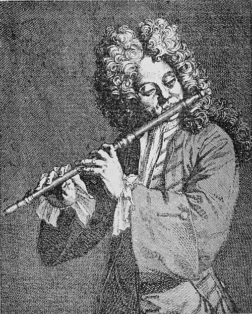 Hotteterre-le-Romain (pg. 36, The Story of the Flute, 1914)