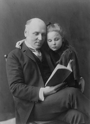 Howard Pyle and daughter Phoebe (Johnston)