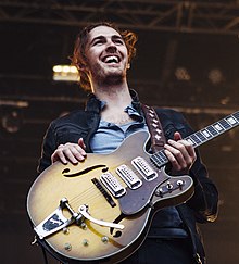 Hozier performing in September 2015