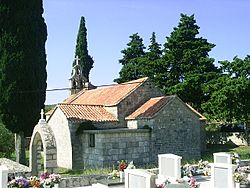 A falu temploma.