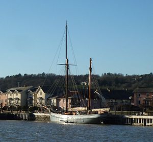 Irene kune kun Pooles Wharf, Bristol, januaro 2014.jpg