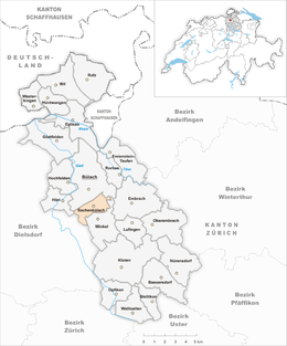 Bachenbülach - Localizazion