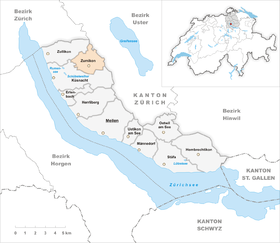 Karte von Zumikon