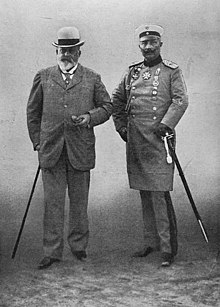 King Edward VII and Kaiser Wilhelm II in Berlin, ca. 1908 King Edward VII Kaiser Wilhelm II Berlin circa 1908.jpg