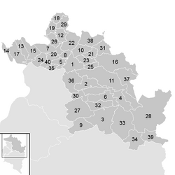 Poloha obce Bregenz (okres) v okrese Bregenz (klikacia mapa)