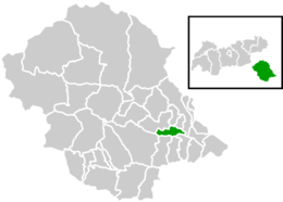 Расположение в районе Лиенц