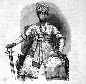 Maharajah of Travancore 1847.jpg