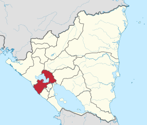 Kart over Managua