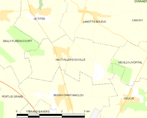 Poziția localității Hautvillers-Ouville