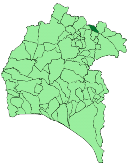 Cañaveral de León - Localizazion