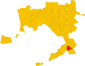 Poziția comunei în cadrul provinciei