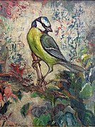 painting of a bird by Marie van Waning-Stevels