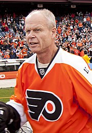 Mark Howe played for the Flyers from 1982-83 to 1991-92 Mark Howe.jpg