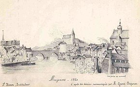 Le vieux pont détruit au XIXe siècle