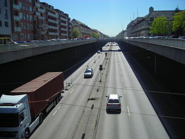 Bundesstraße 13 in München (McGraw-Graben)