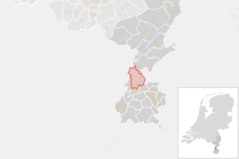Locatie van de gemeente Sittard-Geleen (gemeentegrenzen CBS 2016)