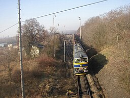 Uhelný vlak v žst. Kladno-Dubí