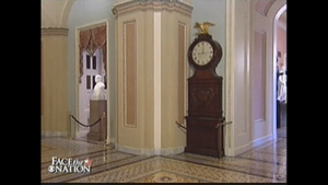 Photo Excerpt of The Ohio Clock from the October 13, 2013 television  broadcast of Face The Nation on the Columbia Broadcasting System (CBS)