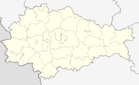 Location map Kursko sritis