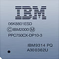 An illustration of IBM's PowerPC 750CX processor