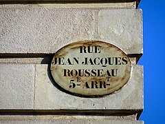 Rue Jean-Jacques-Rousseau (5e arrondissement)