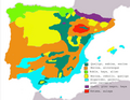 Ideal distribution of the Iberian forests