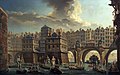 La joute des mariniers, entre le pont Notre-Dame et le Pont-au-Change (1756), Nicolas-Jean-Baptiste Raguenet, musée Carnavalet - Histoire de Paris