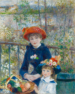 RENOIR Pierre-Auguste On the Terrasse 1881