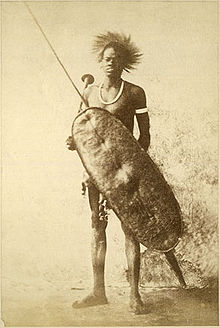 Late 19th-century Shilluk warrior Richard Buchta - Shilluk warrior.jpg