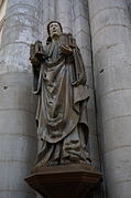 Statue en bois de Robert de Molesme.