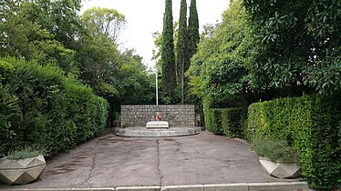 Cénotaphe de la reine d'Italie à Montpellier.