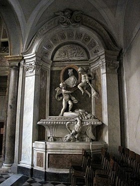 Gravmonument över kardinal Carlo Bichi i Sant'Agata dei Goti.