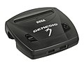 The Sega Genesis 3 keeps its ports on the side of the unit in a notch, rather then in the rear.